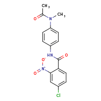 4-chloro-N-[4-(N-methylacetamido)phenyl]-2-nitrobenzamide