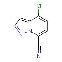 4-chloropyrazolo[1,5-a]pyridine-7-carbonitrile