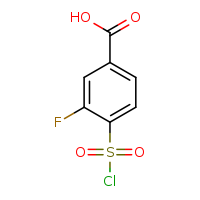 4-(chlorosulfonyl)-3-fluorobenzoic acid