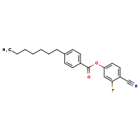 4-cyano-3-fluorophenyl 4-heptylbenzoate
