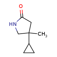 4-cyclopropyl-4-methylpyrrolidin-2-one