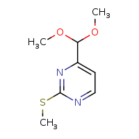 4-(dimethoxymethyl)-2-(methylsulfanyl)pyrimidine