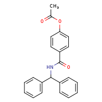 4-(diphenylmethylcarbamoyl)phenyl acetate