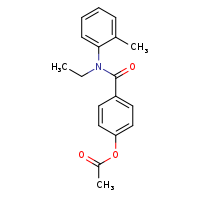 4-[ethyl(2-methylphenyl)carbamoyl]phenyl acetate