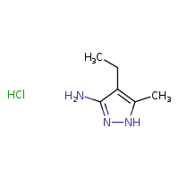 4-ethyl-5-methyl-1H-pyrazol-3-amine hydrochloride