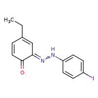 4-ethyl-6-[2-(4-iodophenyl)hydrazin-1-ylidene]cyclohexa-2,4-dien-1-one