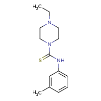 4-ethyl-N-(3-methylphenyl)piperazine-1-carbothioamide