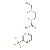4-ethyl-N-[3-(trifluoromethyl)phenyl]piperazine-1-carbothioamide