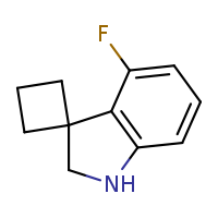 4'-fluoro-1',2'-dihydrospiro[cyclobutane-1,3'-indole]