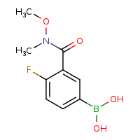 4-fluoro-3-[methoxy(methyl)carbamoyl]phenylboronic acid