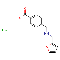 4-{[(furan-2-ylmethyl)amino]methyl}benzoic acid hydrochloride