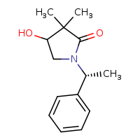 4-hydroxy-3,3-dimethyl-1-[(1R)-1-phenylethyl]pyrrolidin-2-one