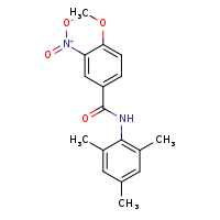 4-methoxy-3-nitro-N-(2,4,6-trimethylphenyl)benzamide