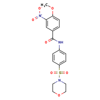 4-methoxy-N-[4-(morpholine-4-sulfonyl)phenyl]-3-nitrobenzamide