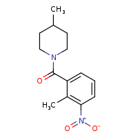 4-methyl-1-(2-methyl-3-nitrobenzoyl)piperidine