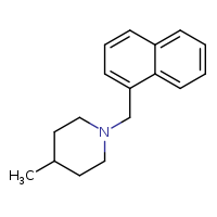 4-methyl-1-(naphthalen-1-ylmethyl)piperidine
