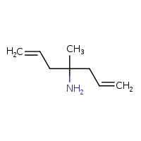 4-methylhepta-1,6-dien-4-amine