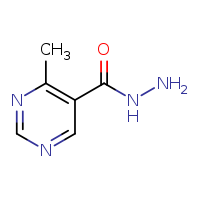 4-methylpyrimidine-5-carbohydrazide