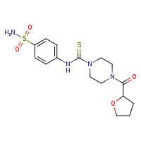 4-(oxolane-2-carbonyl)-N-(4-sulfamoylphenyl)piperazine-1-carbothioamide
