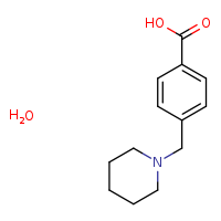 4-(piperidin-1-ylmethyl)benzoic acid hydrate