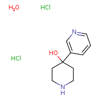 4-(pyridin-3-yl)piperidin-4-ol hydrate dihydrochloride