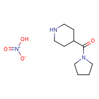 4-(pyrrolidine-1-carbonyl)piperidine; nitric acid