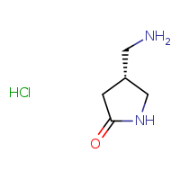 (4R)-4-(aminomethyl)pyrrolidin-2-one hydrochloride