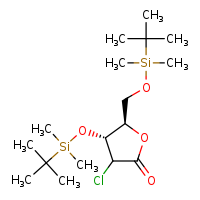 (4R,5R)-4-[(tert-butyldimethylsilyl)oxy]-5-{[(tert-butyldimethylsilyl)oxy]methyl}-3-chlorooxolan-2-one