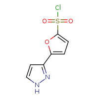 5-(1H-pyrazol-3-yl)furan-2-sulfonyl chloride