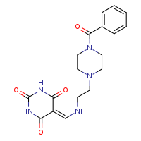5-({[2-(4-benzoylpiperazin-1-yl)ethyl]amino}methylidene)-1,3-diazinane-2,4,6-trione