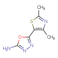 5-(2,4-dimethyl-1,3-thiazol-5-yl)-1,3,4-oxadiazol-2-amine