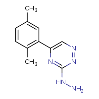 5-(2,5-dimethylphenyl)-3-hydrazinyl-1,2,4-triazine