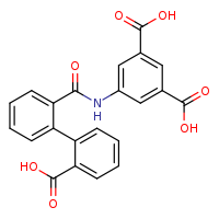 5-{2'-carboxy-[1,1'-biphenyl]-2-amido}benzene-1,3-dicarboxylic acid