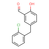 5-[(2-chlorophenyl)methyl]-2-hydroxybenzaldehyde