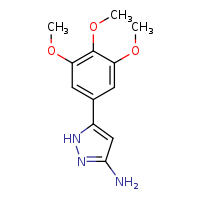 5-(3,4,5-trimethoxyphenyl)-1H-pyrazol-3-amine