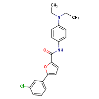 5-(3-chlorophenyl)-N-[4-(diethylamino)phenyl]furan-2-carboxamide