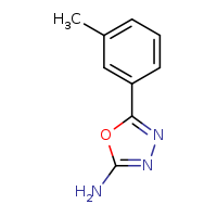 5-(3-methylphenyl)-1,3,4-oxadiazol-2-amine