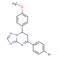 5-(4-bromophenyl)-7-(4-methoxyphenyl)-6H,7H-[1,2,4]triazolo[1,5-a]pyrimidine