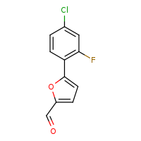 5-(4-chloro-2-fluorophenyl)furan-2-carbaldehyde