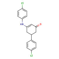 5-(4-chlorophenyl)-3-[(4-chlorophenyl)amino]cyclohex-2-en-1-one
