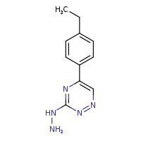 5-(4-ethylphenyl)-3-hydrazinyl-1,2,4-triazine
