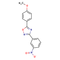 5-(4-methoxyphenyl)-3-(3-nitrophenyl)-1,2,4-oxadiazole