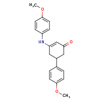 5-(4-methoxyphenyl)-3-[(4-methoxyphenyl)amino]cyclohex-2-en-1-one