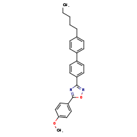5-(4-methoxyphenyl)-3-{4'-pentyl-[1,1'-biphenyl]-4-yl}-1,2,4-oxadiazole