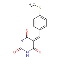 5-{[4-(methylsulfanyl)phenyl]methylidene}-1,3-diazinane-2,4,6-trione