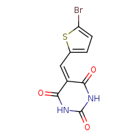 5-[(5-bromothiophen-2-yl)methylidene]-1,3-diazinane-2,4,6-trione