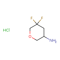 5,5-difluorooxan-3-amine hydrochloride
