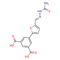 5-{5-[(E)-[(carbamoylamino)imino]methyl]furan-2-yl}benzene-1,3-dicarboxylic acid