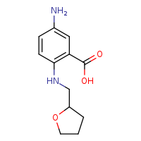 5-amino-2-[(oxolan-2-ylmethyl)amino]benzoic acid