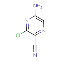 5-amino-3-chloropyrazine-2-carbonitrile